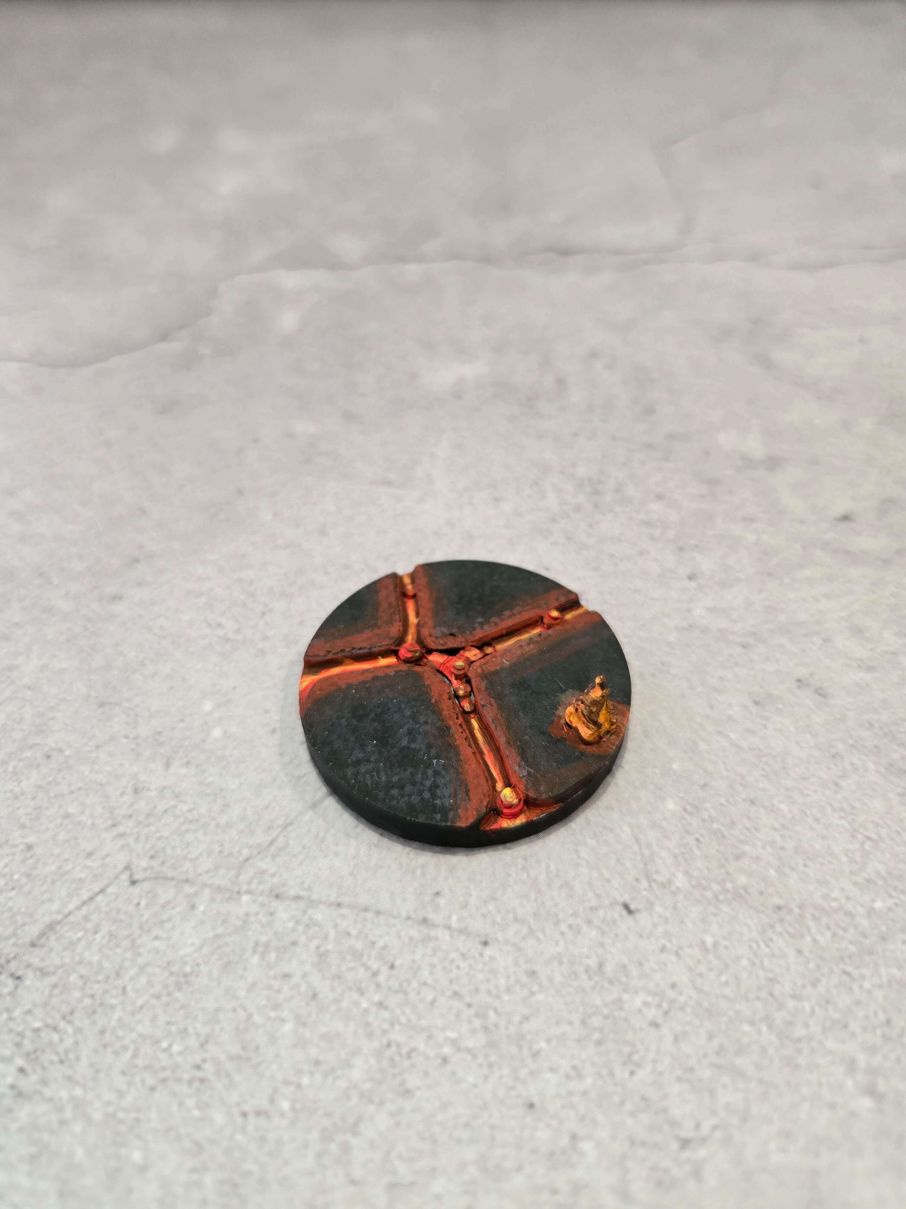 32mm FDM painted base 1