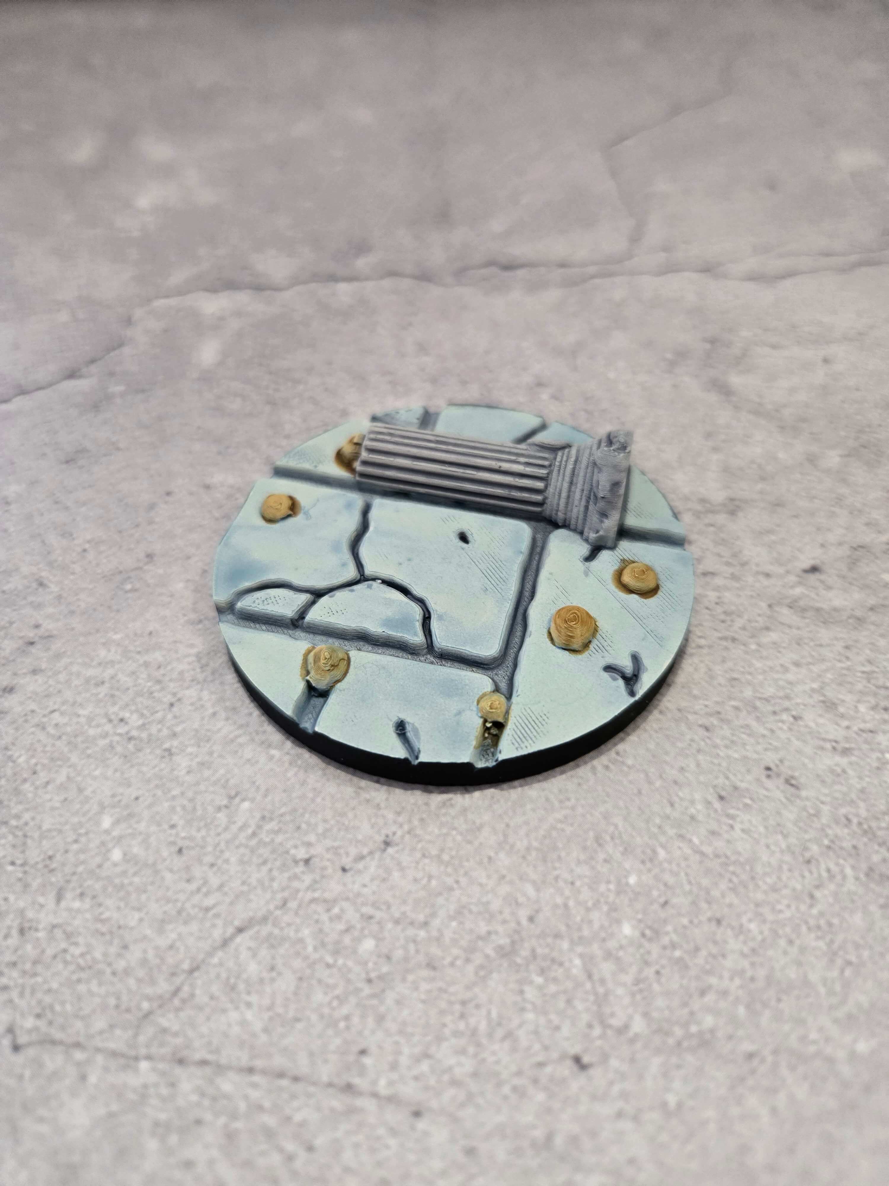 50mm FDM painted base 2