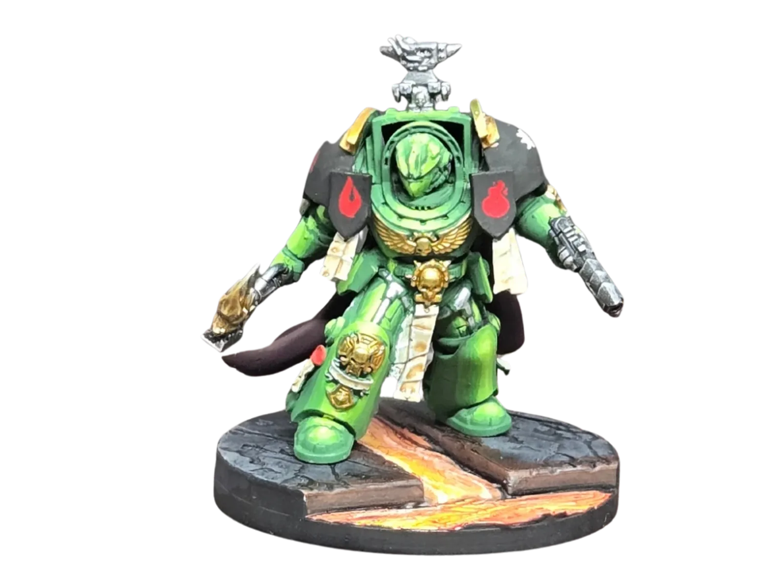 Painted miniature on a Lava Forge base, designed in Base Crafter