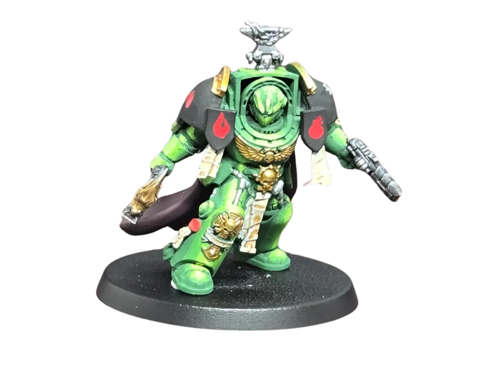 The same miniature on a plain base